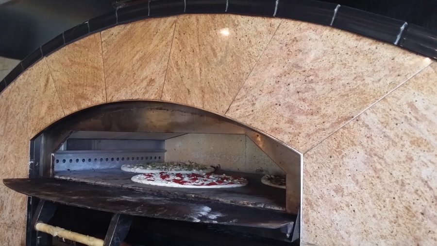 Our brick oven