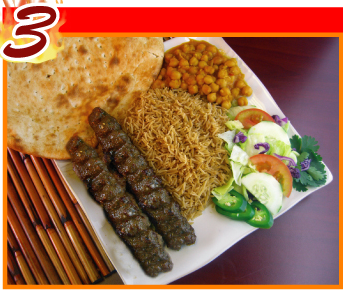 3 - Kubideh Kabob