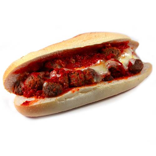 Meatball Parmigiana - Hot Sandwich