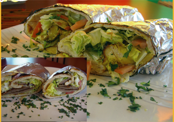 Lunch Special 4 - Kabob Wrap - ONLY Monday to Friday