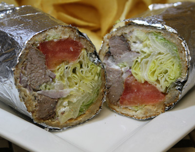 K-2 Lamb Kabob Sandwich