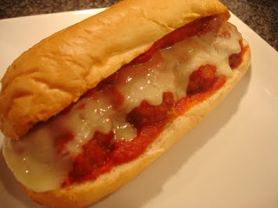 Meatball Parmigiana Sub