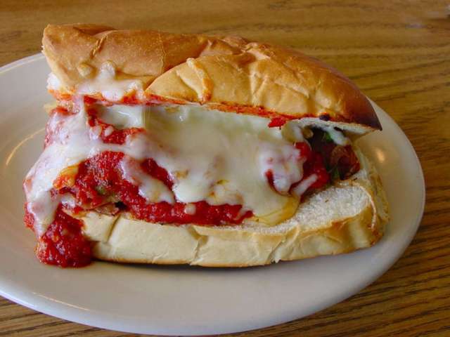 Sausage Parmigiana Sub