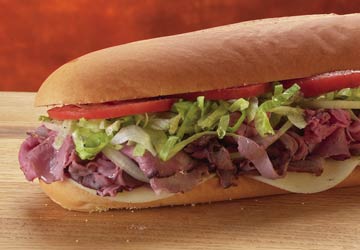 Roast Beef &amp; Cheese Sub