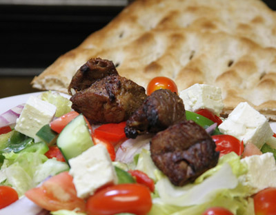 S-6 Beef Kabob Salad