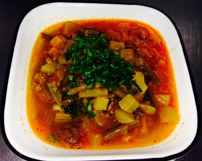 Lagman Noodle Soup (310 cal.)