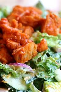 Fried Buffalo Chicken Salad