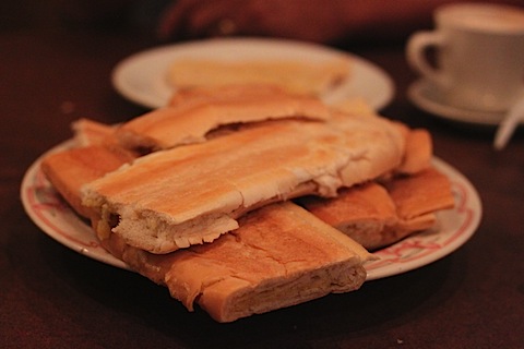 Cuban bread with cheese