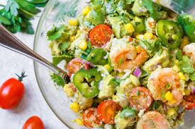 Grilled Shrimp Avocado Salad