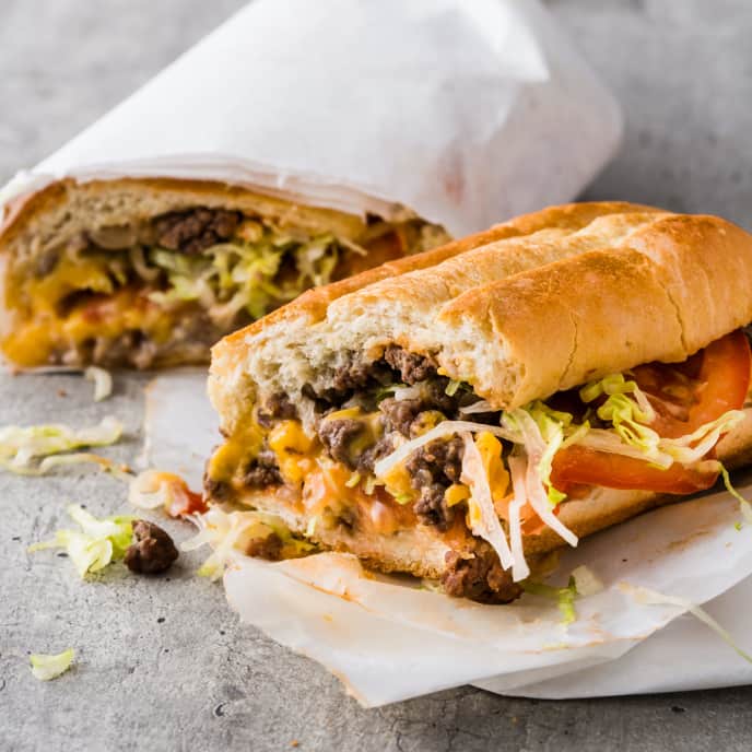 Chopped Cheese Burger