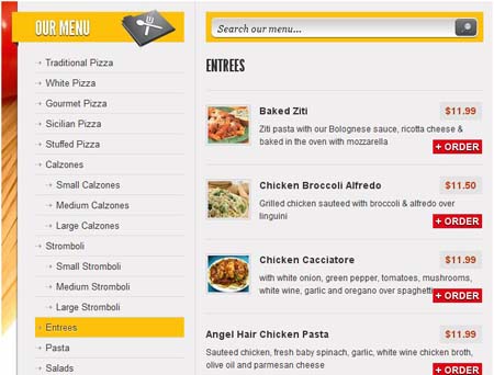 Restaurant Online Ordering system