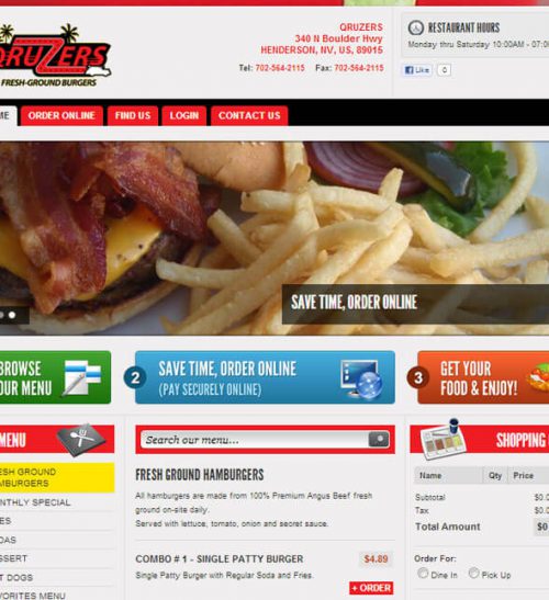 Burger Wings Restaurant Template